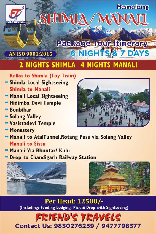 Shimla/Manali